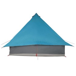 Tente familia Tipi bleue, 8 personnes, imperméable 