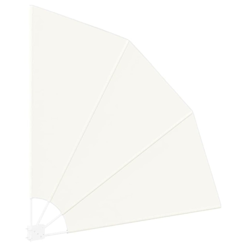 Écran de confidentialité pour balcon Crème 160 x 160 cm tissu 