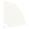 Écran de confidentialité pour balcon Crème 160 x 160 cm tissu 