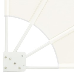 Écran de confidentialité pour balcon Crème 160 x 160 cm tissu 