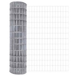 Clôture Euro 1x25 m Acier Galvanisé 