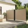 Auvent latéral rétractable beige 180x600 cm 