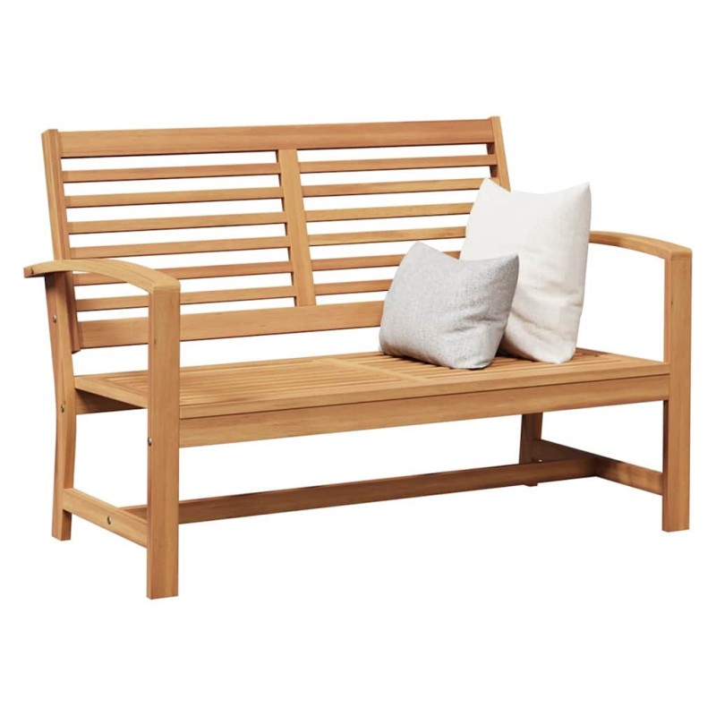 Banc de jardin Marron 110 x 64 x 76.5 cm Bois de teck massif 