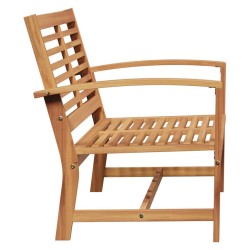 Banc de jardin Marron 110 x 64 x 76.5 cm Bois de teck massif 
