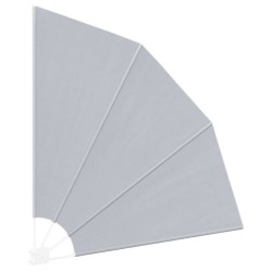 Écran de confidentialité pour balcon Gris 160 x 160 cm tissu 