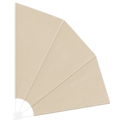Écran de confidentialité pour balcon Beige 160 x 160 cm tissu 