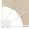 Écran de confidentialité pour balcon Beige 160 x 160 cm tissu 