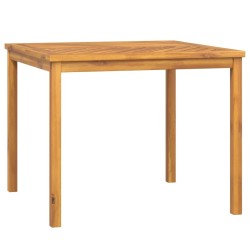 Table à manger de jardin 90x90x74 cm bois d'acacia solide 