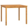 Table à manger de jardin 90x90x74 cm bois d'acacia solide 