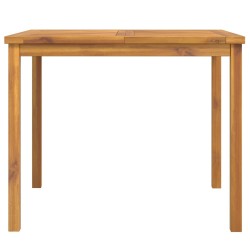 Table à manger de jardin 90x90x74 cm bois d'acacia solide 