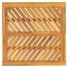 Table à manger de jardin 90x90x74 cm bois d'acacia solide 