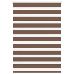 Store zèbre marron 100x150 cm largeur du tissu 95,9cm polyester 