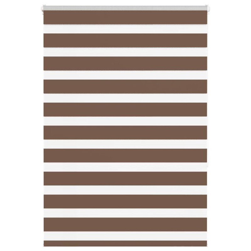 Store zèbre marron 100x150 cm largeur du tissu 95,9cm polyester 