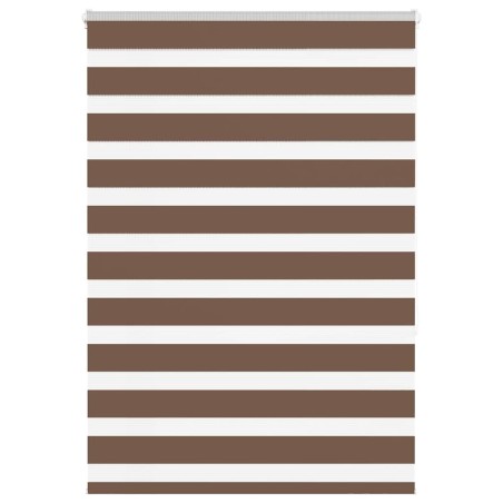 Store zèbre marron 100x150 cm largeur du tissu 95,9cm polyester 