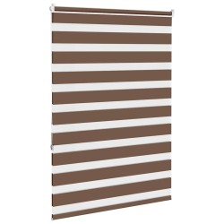 Store zèbre marron 100x150 cm largeur du tissu 95,9cm polyester 
