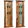 Porte-manteau 2 pcs Bois de récupération massif 38x100 cm 