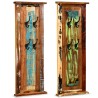 Porte-manteau 2 pcs Bois de récupération massif 38x100 cm 