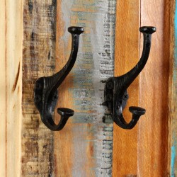 Porte-manteau 2 pcs Bois de récupération massif 38x100 cm 