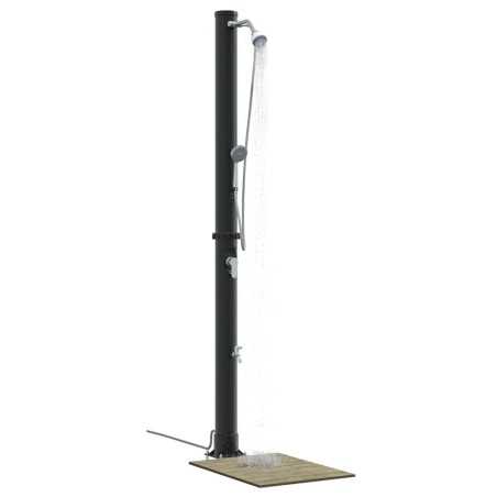 Douche solaire pour l'extérieur avec tête de douche à main, 217 cm, 20 L. 