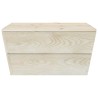 Table de jardin 60x60x30 cm Bois d'épicéa imprégné 