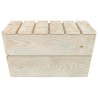 Table de jardin 60x60x30 cm Bois d'épicéa imprégné 