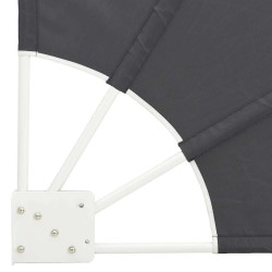 Écran de confidentialité pour balcon Noir 160 x 160 cm tissu 