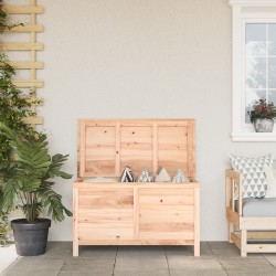 Boîte à coussins d'extérieur 99x50x56,5 cm bois de sapin massif 