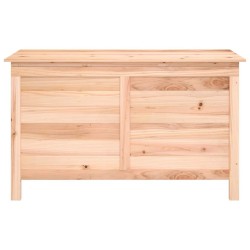 Boîte à coussins d'extérieur 99x50x56,5 cm bois de sapin massif 