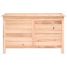 Boîte à coussins d'extérieur 99x50x56,5 cm bois de sapin massif 