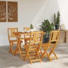 Chaises de jardin pliantes 4 pcs 36x46x86 cm Bois d'acacia massif 