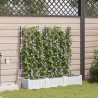 Jardinières de jardin 1 pc Blanc 120 x 40 x 126 cm Plastique 
