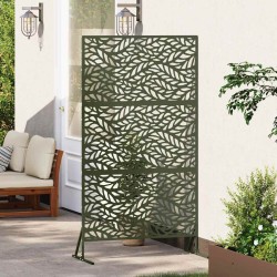 Écran de confidentialité olive 100x50x180 cm en acier 