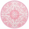 Tapis d'extérieur ARAKIL rose Ø160 cm PP 