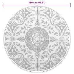 Tapis d'extérieur ARAKIL rose Ø160 cm PP 