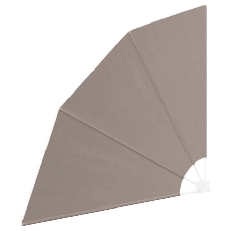 Écran de confidentialité pour balcon Taupe 160 x 160 cm tissu 