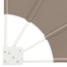Écran de confidentialité pour balcon Taupe 160 x 160 cm tissu 