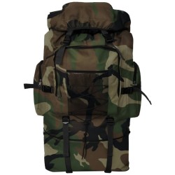 Sac à dos en style d'armée XXL 100 L camouflage 