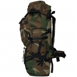 Sac à dos en style d'armée XXL 100 L camouflage 