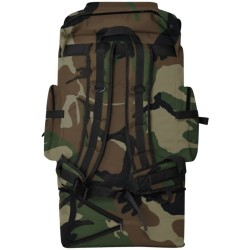 Sac à dos en style d'armée XXL 100 L camouflage 
