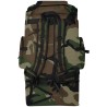 Sac à dos en style d'armée XXL 100 L camouflage 