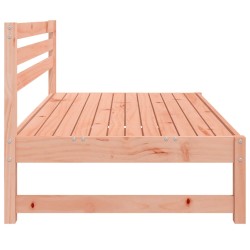 Canapé central de jardin 120x80 cm bois massif douglas 