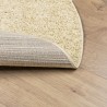 Tapis shaggy PAMPLONA poils longs moderne doré Ø 280 cm 