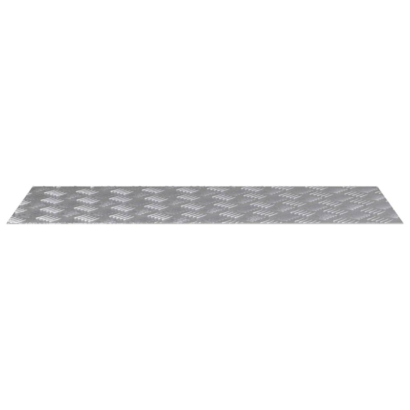 Plaques en aluminium antidérapantes à bande de maillage - 2 pcs - 100x40 cm 