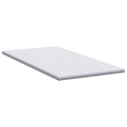 Coussins de Matelas Blanc 100 x 200 cm Polyester sans colle 