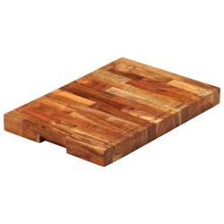 Planche à découper 42x30x4 cm bois d'acacia massif 