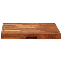 Planche à découper 42x30x4 cm bois d'acacia massif 