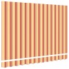 Tissu de Remplacement de Store pour Cadre de 3x2 m Rayé Multicolore 