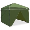 Tente à abri Vert 250 x 250 x 227 / 236 / 245 cm Tissu Oxford 