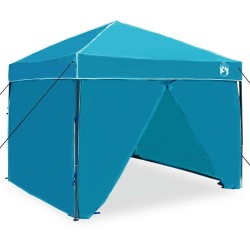 Tente à abri Bleu 250 x 250 x 227 / 236 / 245 cm Tissu Oxford 