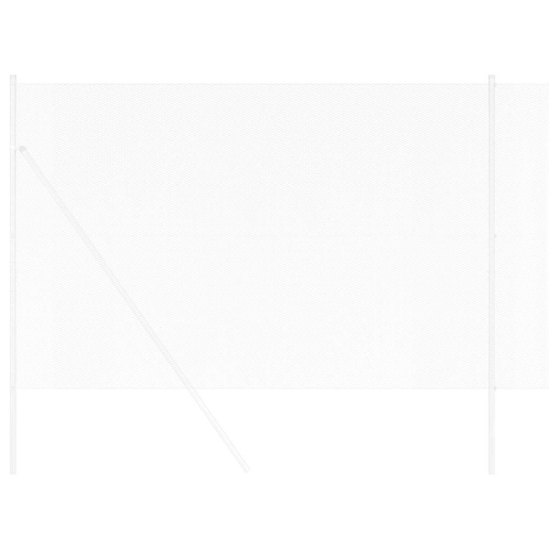 Clôture Hexagonale Grise Argent 1.5 x 10 m Acier galvanisé 